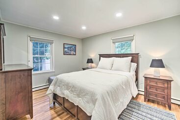 کلبه Family Friendly Retreat W/ Hot Tub: 1 Mi To Dtwn