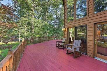 Majestic Caldwell Retreat W/ Wraparound Deck!