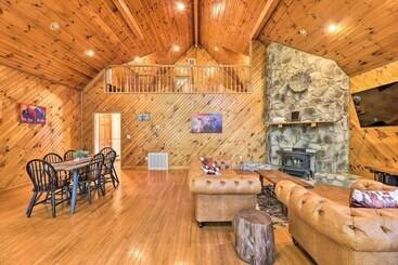 Majestic Caldwell Retreat W/ Wraparound Deck!