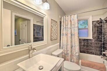 Overland Park Home W/ Deck & Waterfall Pond!