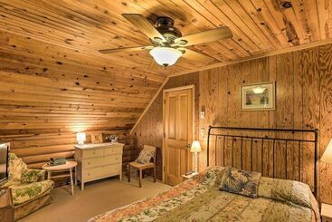 コテージ Serene Brevard Cabin ~ 7 Miles To State Forest!