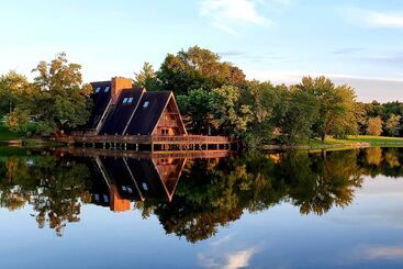 Lakefront A Frame Cabin With Community Perks