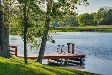 Lakefront A Frame Cabin With Community Perks