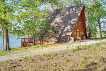 Lakefront A Frame Cabin With Community Perks