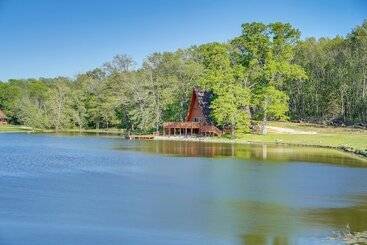 Lakefront A Frame Cabin With Community Perks