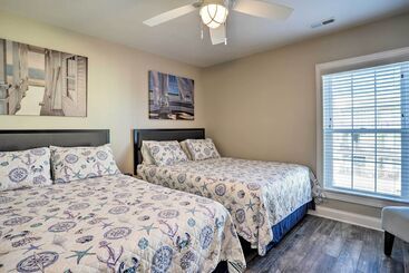 茅舍 Spacious Murrells Inlet Hub W/ Pool, Walk To Shore