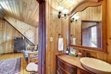 Private Hot Tub:  Blue Sky Cabin  In Sequim