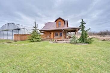Private Hot Tub:  Blue Sky Cabin  In Sequim