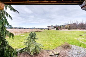 Private Hot Tub:  Blue Sky Cabin  In Sequim
