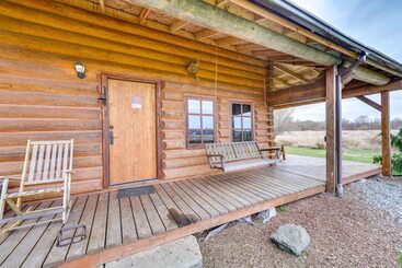 Private Hot Tub:  Blue Sky Cabin  In Sequim