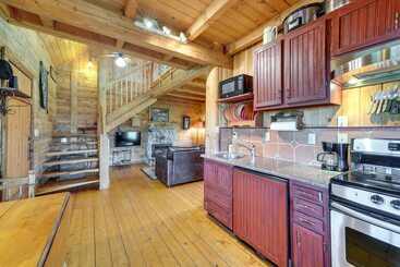 Private Hot Tub:  Blue Sky Cabin  In Sequim