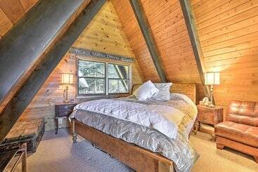 بيت ريفى Irwin A Frame Cabin W/ Deck & Mountain Views!