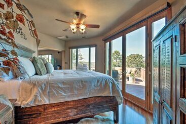 Large Ruidoso Home W/ Stunning Views & Hot Tub!