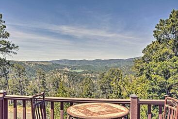 Large Ruidoso Home W/ Stunning Views & Hot Tub!