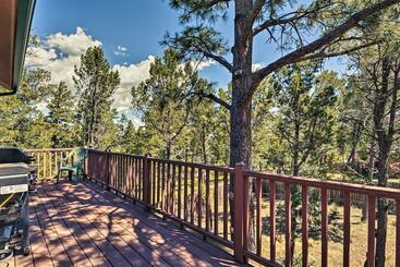 Large Ruidoso Home W/ Stunning Views & Hot Tub!