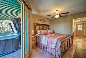 Large Ruidoso Home W/ Stunning Views & Hot Tub!