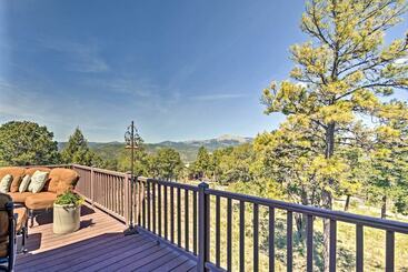 Large Ruidoso Home W/ Stunning Views & Hot Tub!