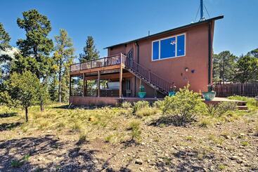 Large Ruidoso Home W/ Stunning Views & Hot Tub!