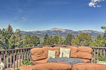 Large Ruidoso Home W/ Stunning Views & Hot Tub!