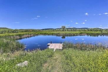 Spearfish Home On 40 Acres W/ Private Lake!