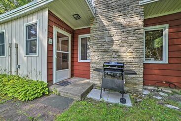 Comfy Burt Lake Abode   On Site Lake Access!