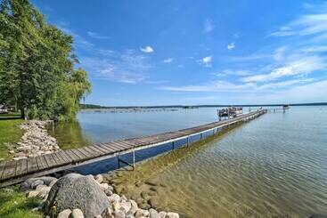 Comfy Burt Lake Abode   On Site Lake Access!