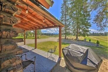 茅舍 Serene Kootenai Cabin   3 Mi To Dtwn & River!