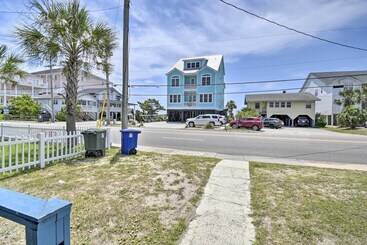 Steps To Ocean: Breezy Myrtle Beach Bungalow!
