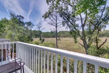 Home W/ Wetland Views  Half Mi To Bethany Beach!