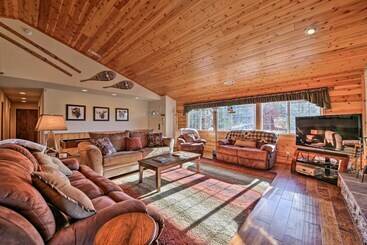 Hot Tub, Game Room & 2 Decks: Luxe Big Bear Home