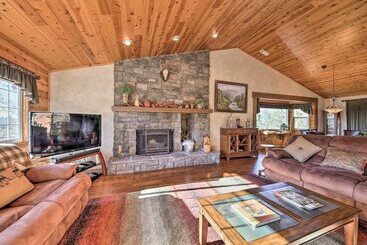 Hot Tub, Game Room & 2 Decks: Luxe Big Bear Home