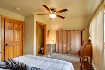 کلبه Cozy Lead Cabin W/ Deck < 1 Mi To Ski Slopes!