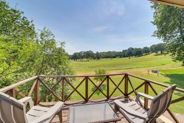 Spacious Arkansas Abode W/ Balcony & Fire Pit!