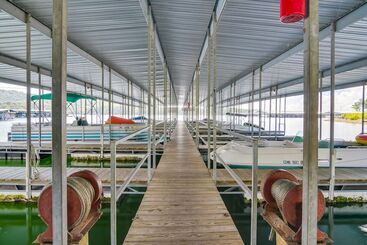 Kimberling City Home: Boat Slip & Lakefront Bliss!