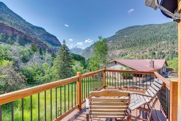 Magnificent Ouray Home W/ Deck & Mountain Views!