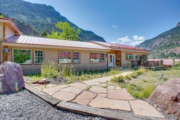 Magnificent Ouray Home W/ Deck & Mountain Views!