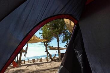 هاستل Cabañas Y Camping Punta Sur Mazunte