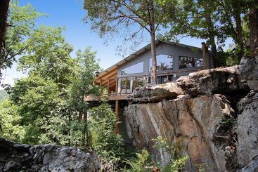 בית מלון כפרי Beaver Lakefront Cabins   Couples Only Getaways