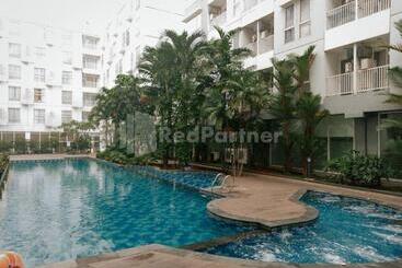 هتل Redliving Apartemen Skylounge Tamansari Vanez Room
