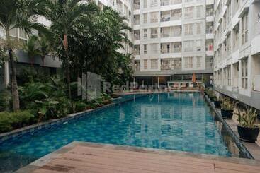 هتل Redliving Apartemen Skylounge Tamansari Vanez Room