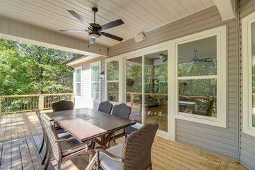 Luxury Lakefront Retreat W/ Deck & Patio!