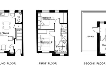 اقامتگاه Impeccable 2 Bed House In Milton Keynes