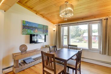 Riverfront New Hampshire Cottage W/ Boat Dock