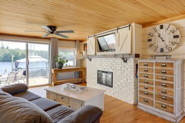 Riverfront New Hampshire Cottage W/ Boat Dock