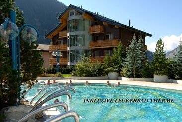 호텔 Viktoria Leukerbad Therme