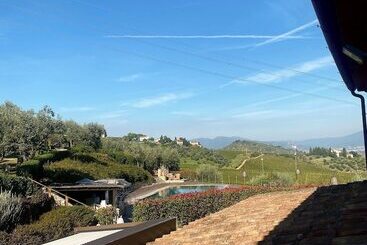 Room In B&b Sottotono Agriturismo With Swimming Pool On Florence Surrounded By Greenery