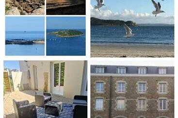 پانسیون Ty Sam Bretagne   Bel Appartement Maison Rdc Terrasse T3 T4 Proche Plages Et Commerces