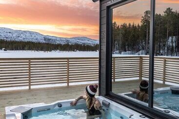 هتل Flatmoen Natur Lodge