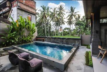 膳宿费 Harmony House 5. Just Built! 2 Min Ubud Center