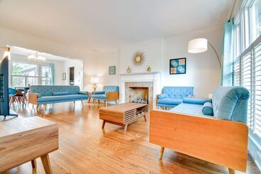 Central Memphis Home: Mcm Decor, Walk To Midtown!
